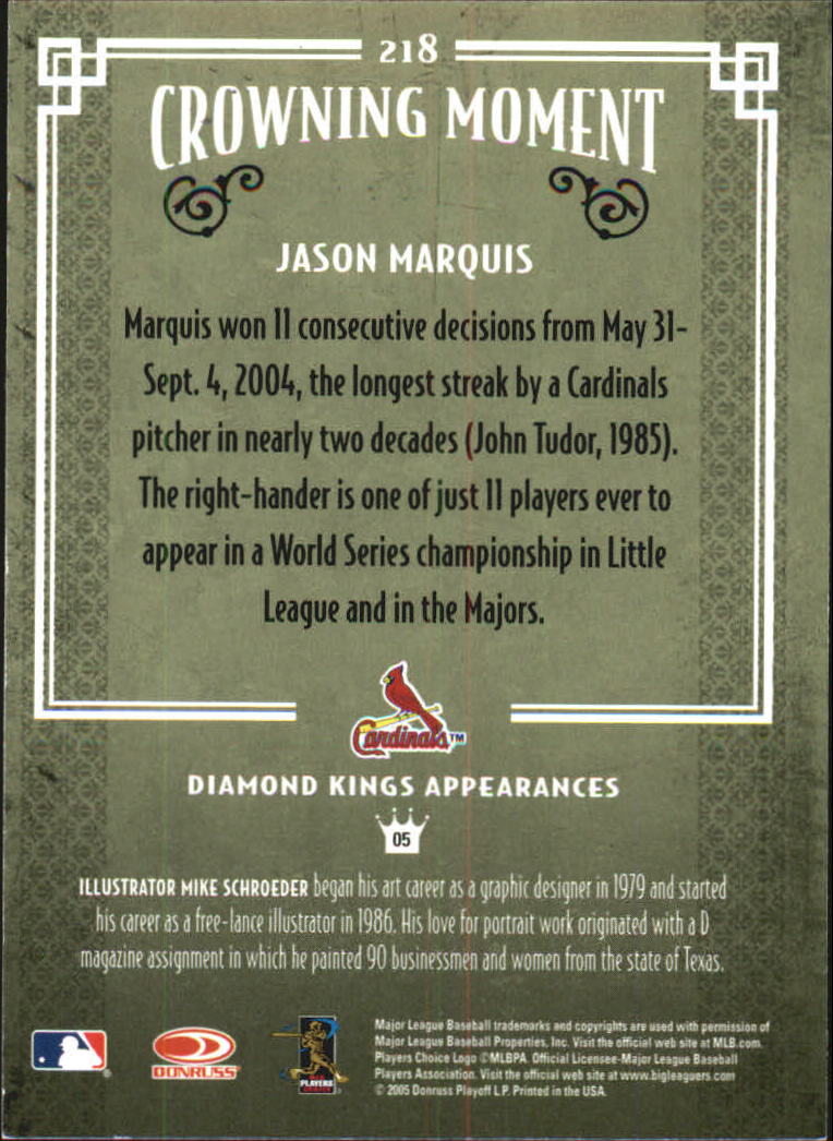 thumbnail 145  - 2005 Diamond Kings Framed Red Baseball Card Pick