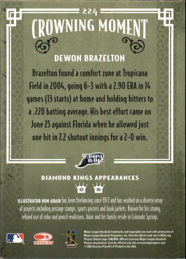 thumbnail 151  - 2005 Diamond Kings Framed Red Baseball Card Pick