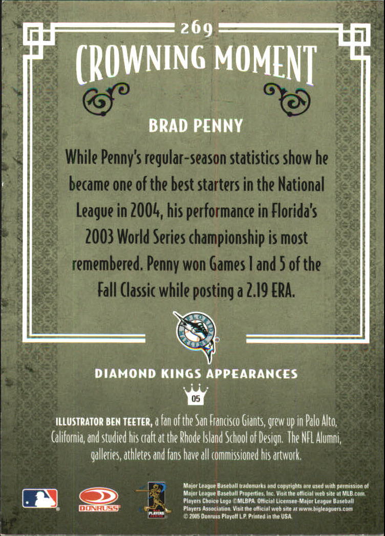 thumbnail 183  - 2005 Diamond Kings Framed Red Baseball Card Pick