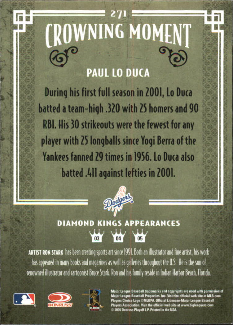 thumbnail 187  - 2005 Diamond Kings Framed Red Baseball Card Pick