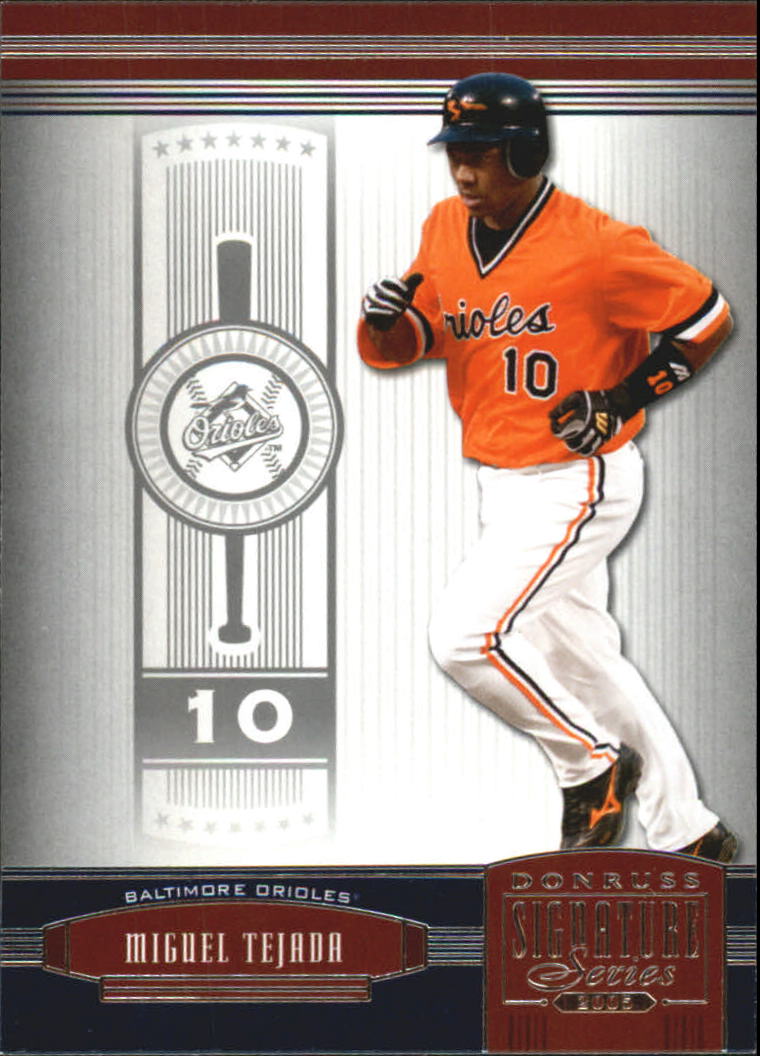Juego principal"" de tarjetas de béisbol Donruss Signature 2005 - Imagen 2 de 39
