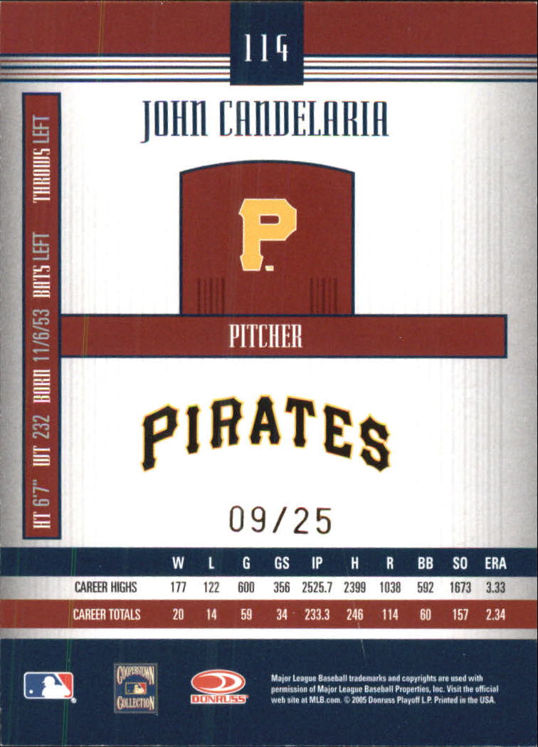 Juego principal"" de tarjetas de béisbol Donruss Signature 2005 - Imagen 19 de 39