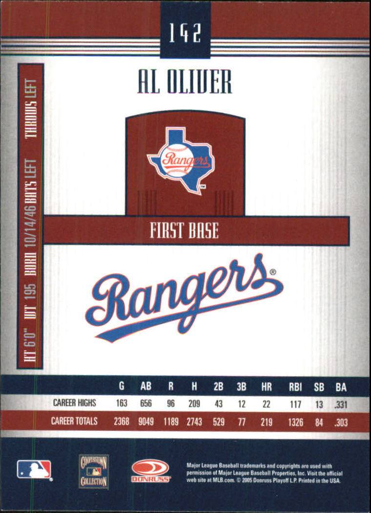 Juego principal"" de tarjetas de béisbol Donruss Signature 2005 - Imagen 33 de 39