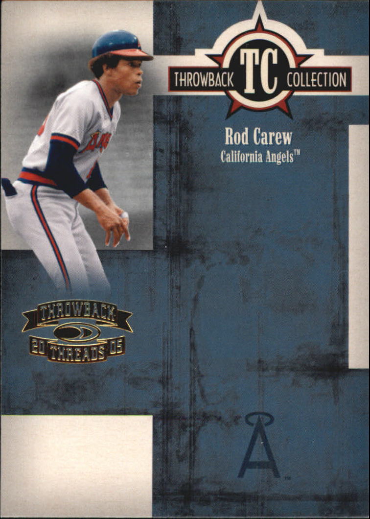 2005 Throwback Threads Baseball "Throwback Collection" Insert and Parallel Cards - Picture 10 of 59