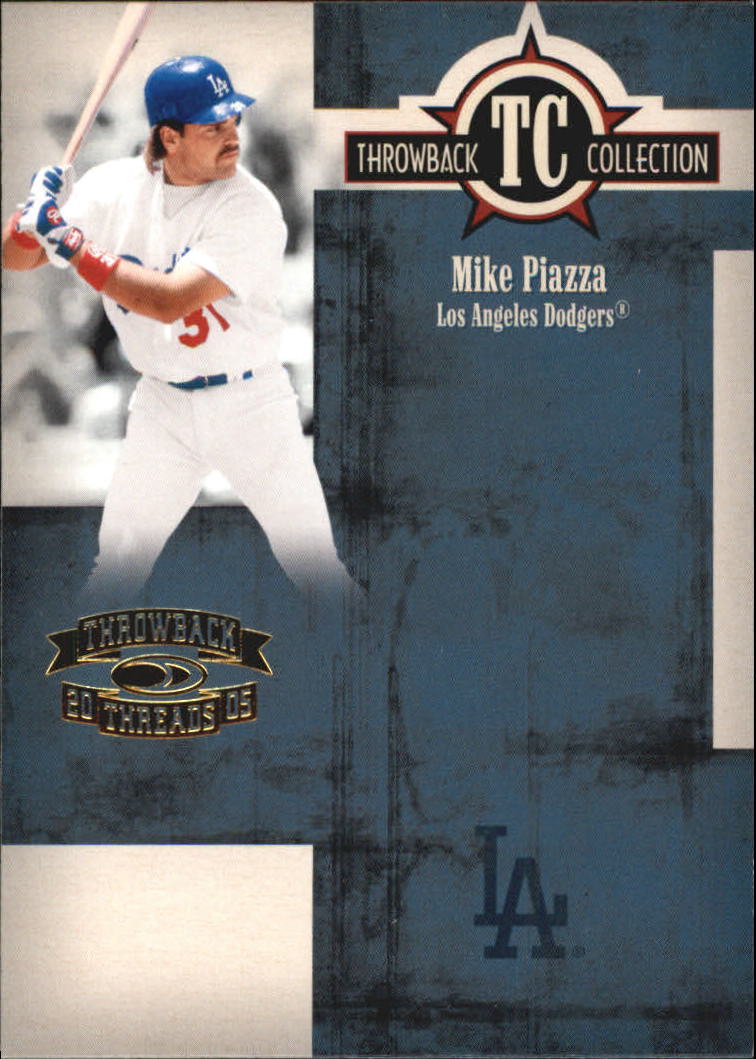 2005 Throwback Threads Baseball "Throwback Collection" Insert and Parallel Cards - Picture 14 of 59