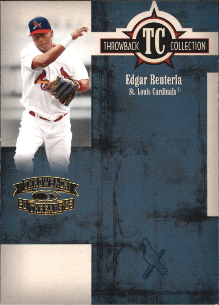 2005 Throwback Threads Baseball "Throwback Collection" Insert and Parallel Cards - Picture 16 of 59