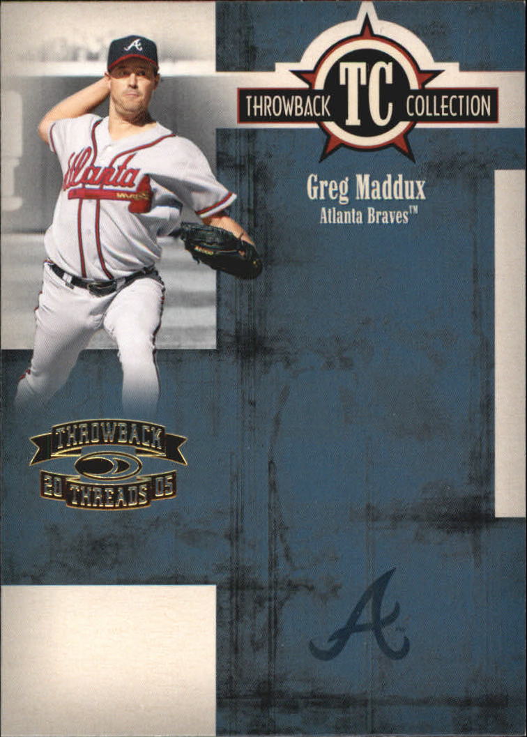 2005 Throwback Threads Baseball "Throwback Collection" Insert and Parallel Cards - Picture 18 of 59