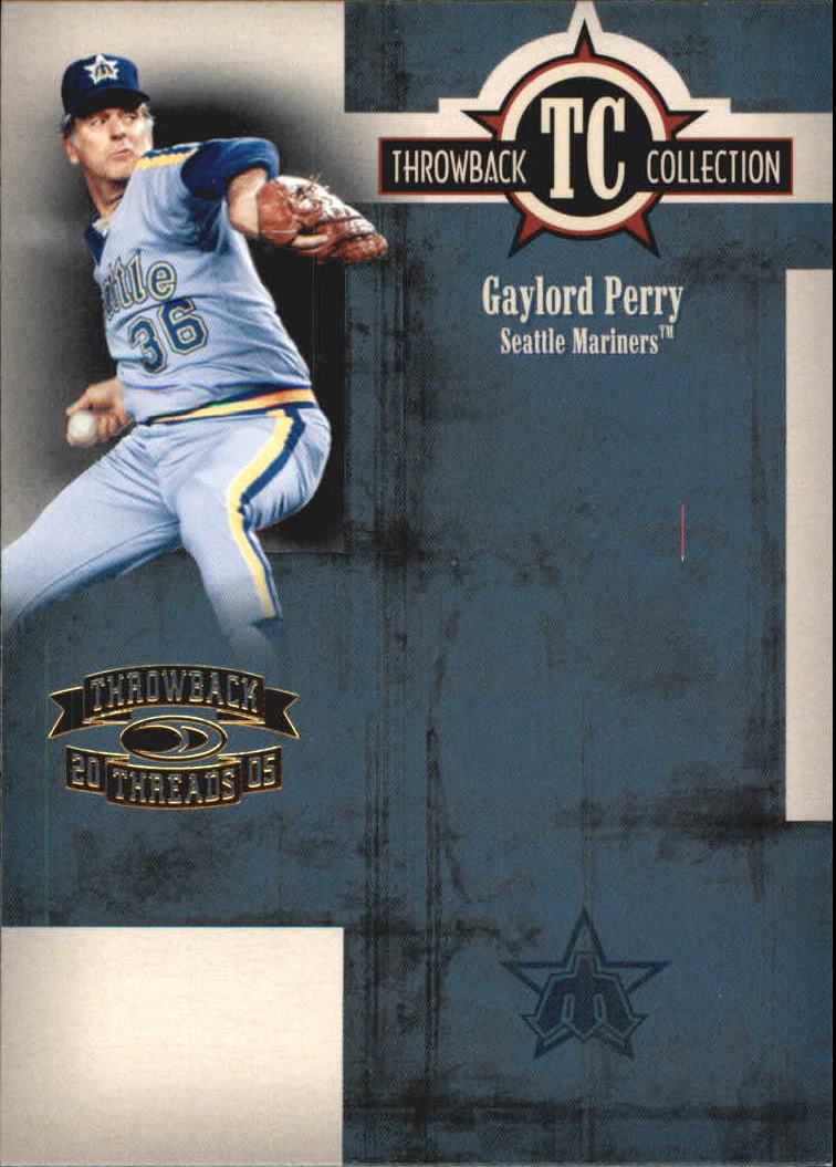 2005 Throwback Threads Baseball "Throwback Collection" Insert and Parallel Cards - Picture 20 of 59