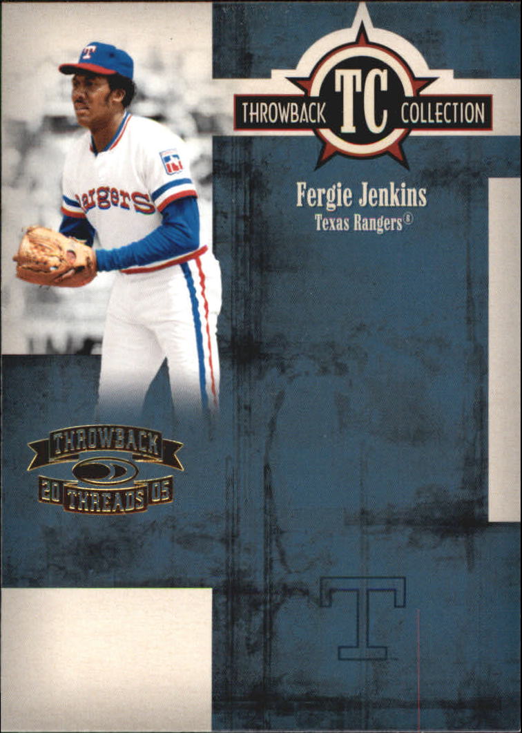 2005 Throwback Threads Baseball "Throwback Collection" Insert and Parallel Cards - Picture 28 of 59