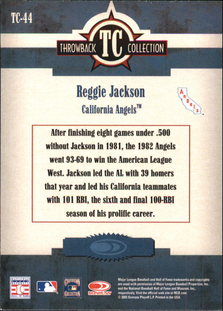 2005 Throwback Threads Baseball "Throwback Collection" Insert and Parallel Cards - Picture 31 of 59