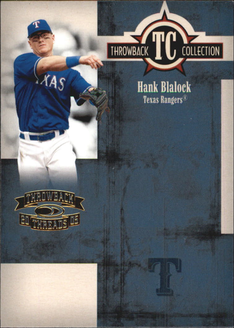 2005 Throwback Threads Baseball "Throwback Collection" Insert and Parallel Cards - Picture 46 of 59