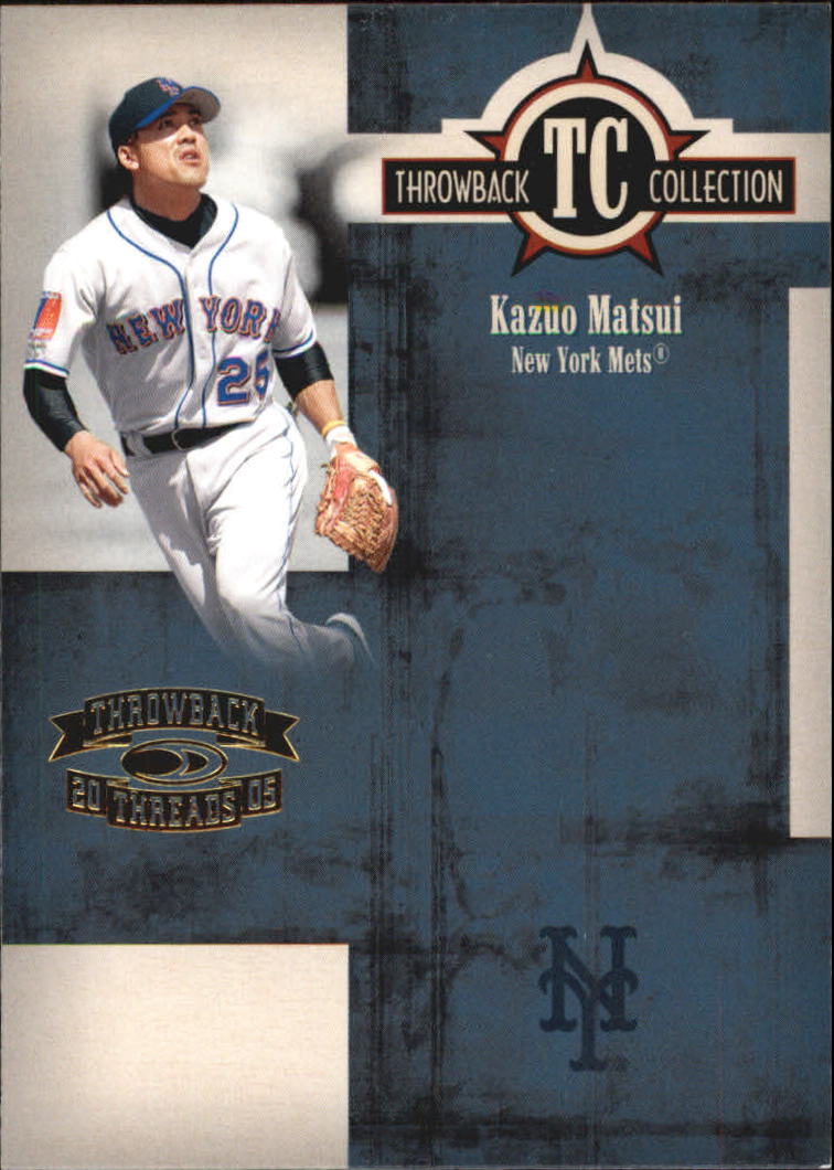 2005 Throwback Threads Baseball "Throwback Collection" Insert and Parallel Cards - Picture 48 of 59