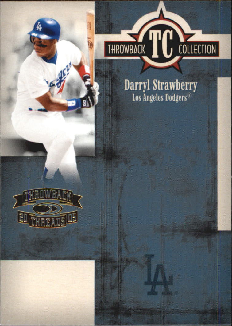 2005 Throwback Threads Baseball "Throwback Collection" Insert and Parallel Cards - Picture 52 of 59