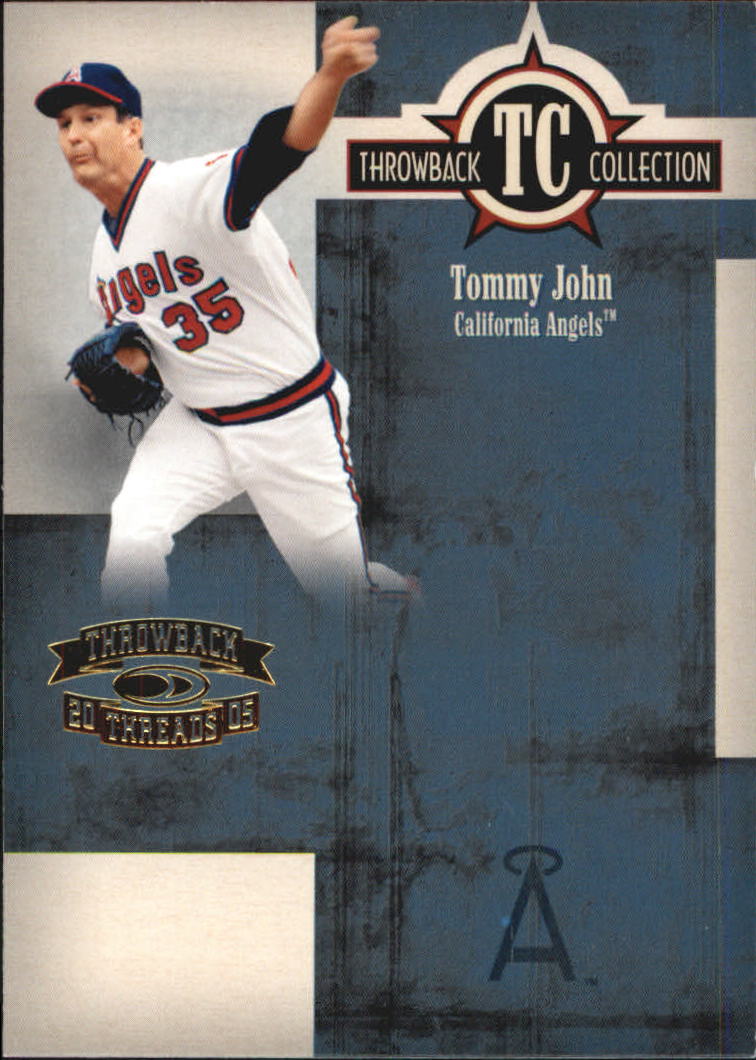 2005 Throwback Threads Baseball "Throwback Collection" Insert and Parallel Cards - Picture 54 of 59
