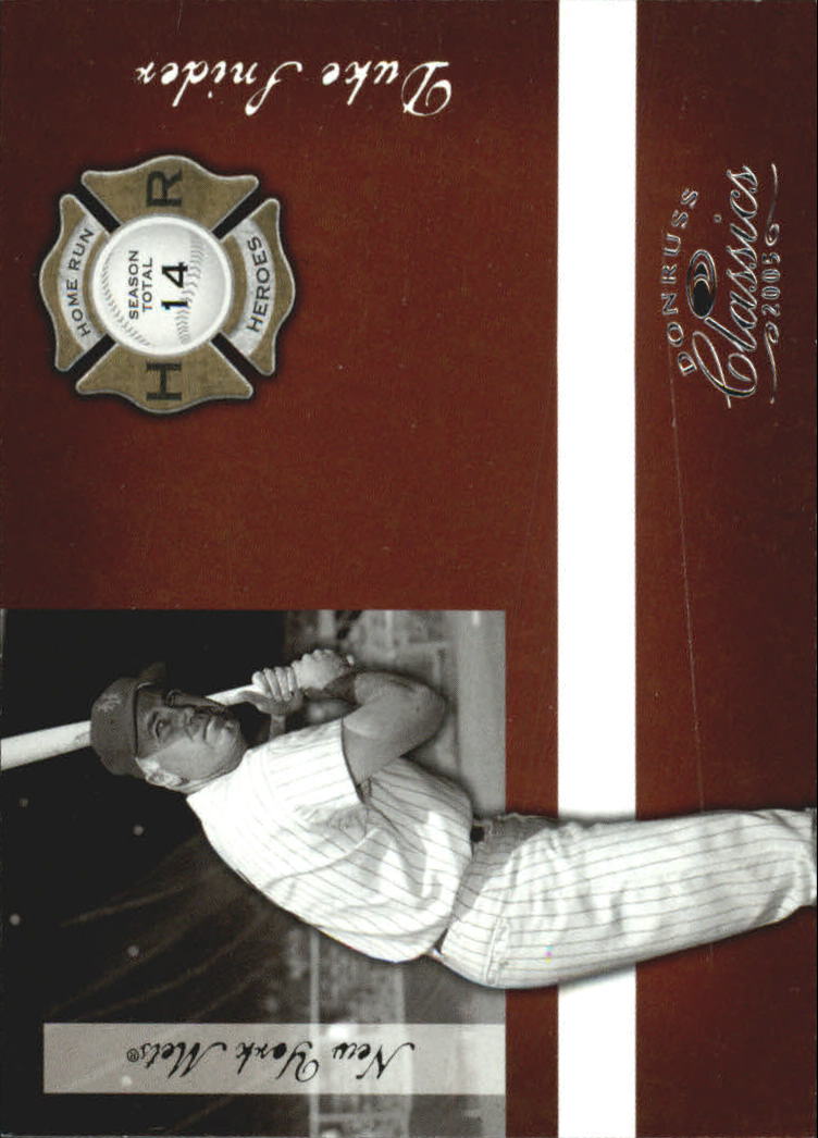 Donruss Classics Baseball 2005 "Home Run Heroes" inserto e carte parallele - Foto 6 di 87