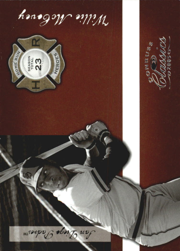 Donruss Classics Baseball 2005 "Home Run Heroes" inserto e carte parallele - Foto 12 di 87