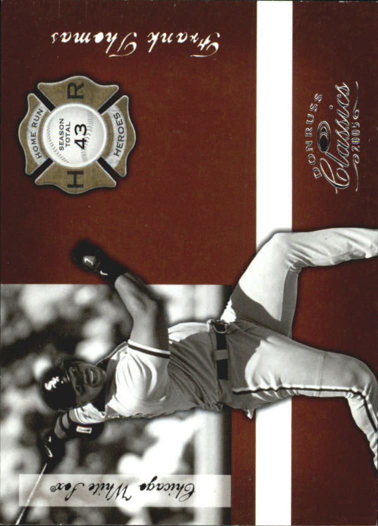 Donruss Classics Baseball 2005 "Home Run Heroes" inserto e carte parallele - Foto 16 di 87