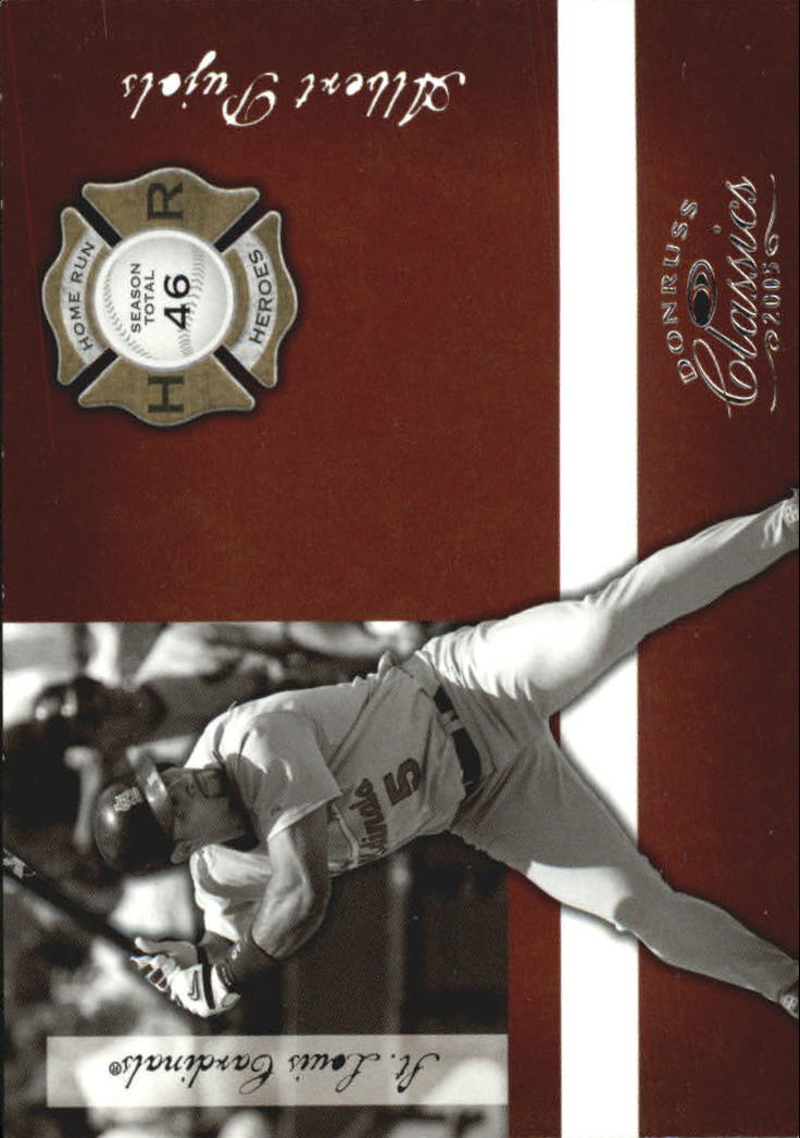 Donruss Classics Baseball 2005 "Home Run Heroes" inserto e carte parallele - Foto 26 di 87