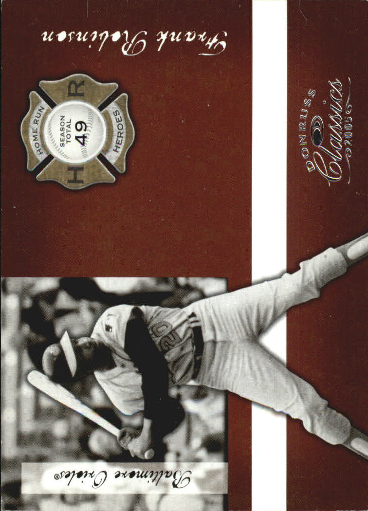 Donruss Classics Baseball 2005 "Home Run Heroes" inserto e carte parallele - Foto 32 di 87