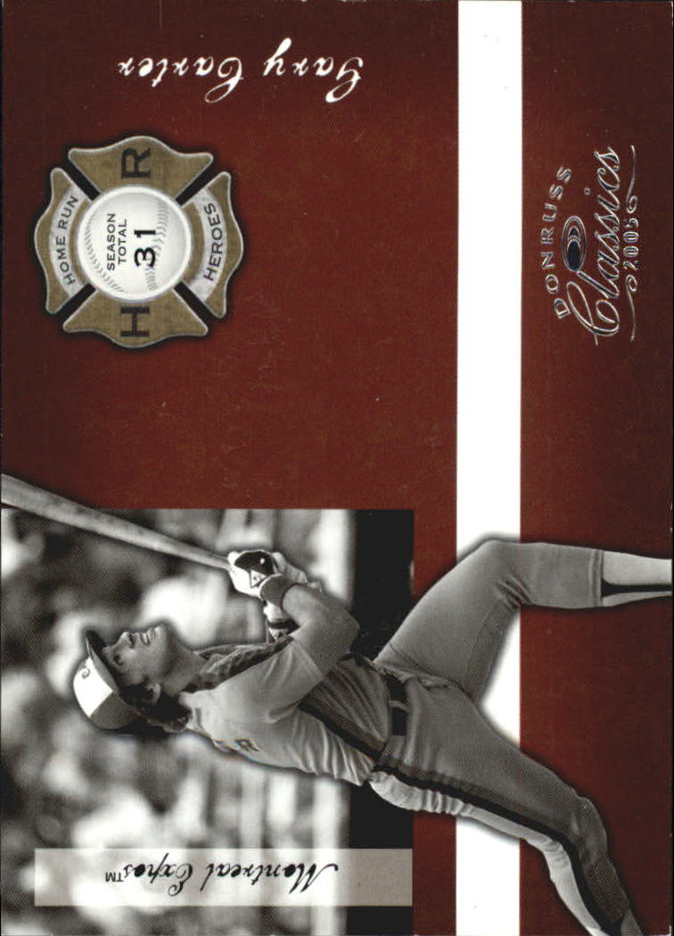 Donruss Classics Baseball 2005 "Home Run Heroes" inserto e carte parallele - Foto 46 di 87