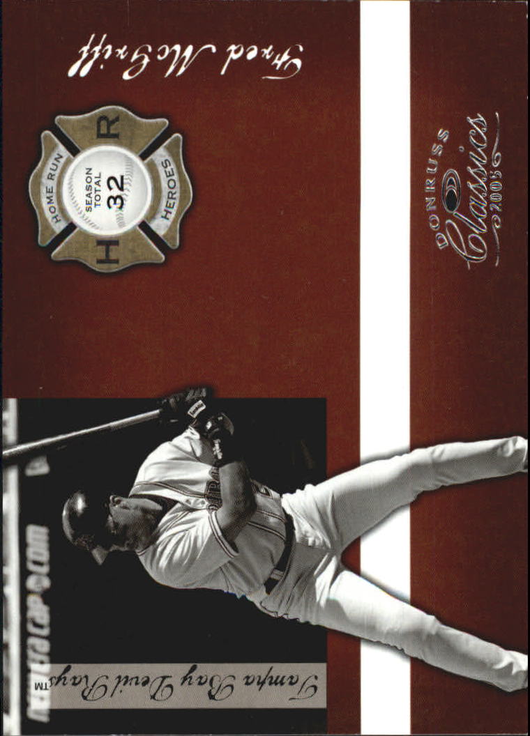 Donruss Classics Baseball 2005 "Home Run Heroes" inserto e carte parallele - Foto 48 di 87