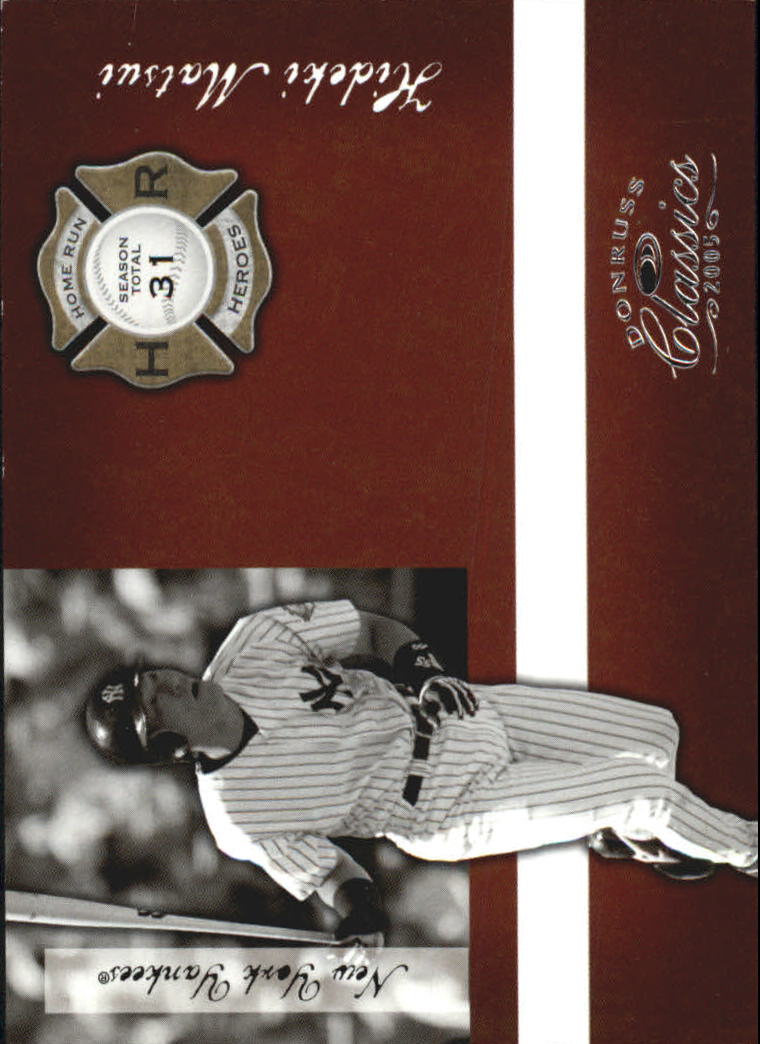 Donruss Classics Baseball 2005 "Home Run Heroes" inserto e carte parallele - Foto 54 di 87