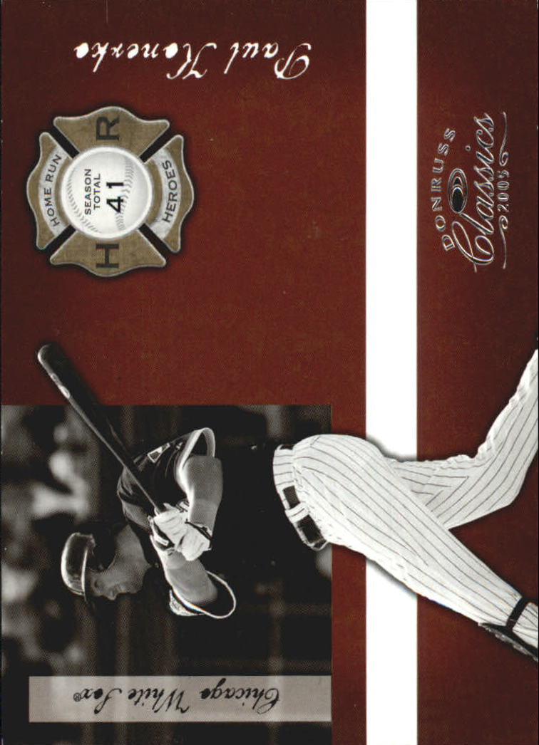 Donruss Classics Baseball 2005 "Home Run Heroes" inserto e carte parallele - Foto 60 di 87
