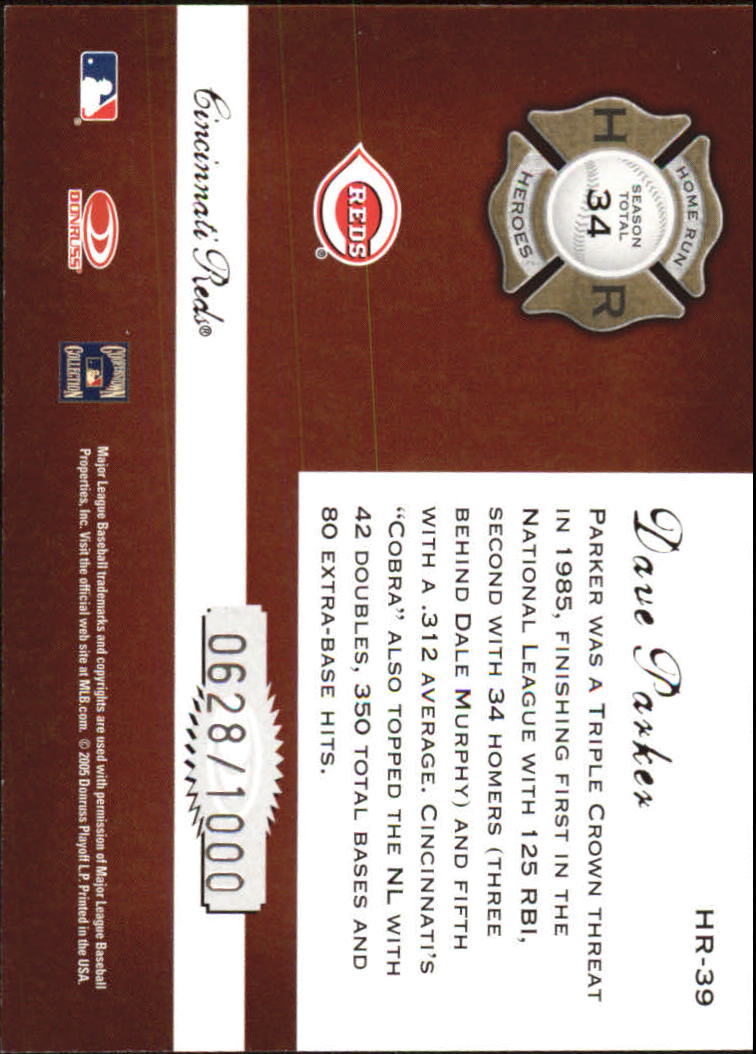 Donruss Classics Baseball 2005 "Home Run Heroes" inserto e carte parallele - Foto 65 di 87