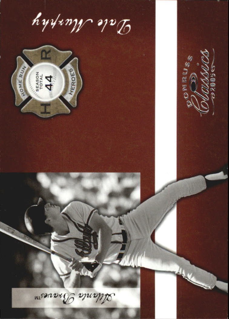 Donruss Classics Baseball 2005 "Home Run Heroes" inserto e carte parallele - Foto 72 di 87