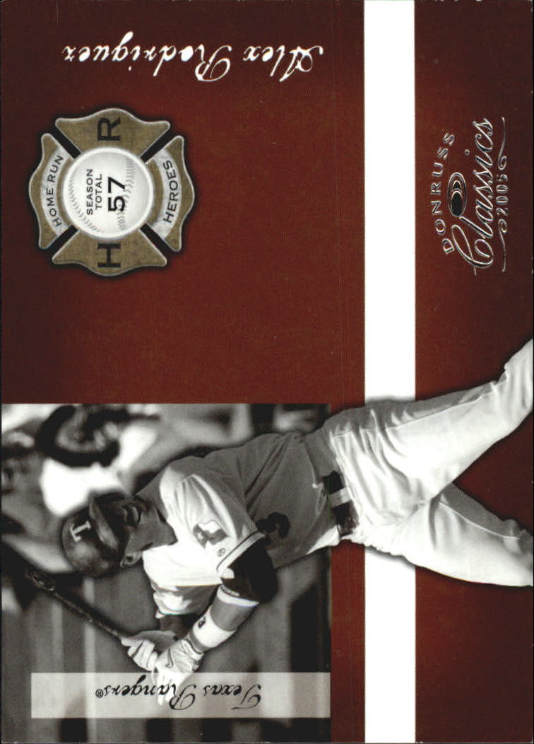 Donruss Classics Baseball 2005 "Home Run Heroes" inserto e carte parallele - Foto 84 di 87