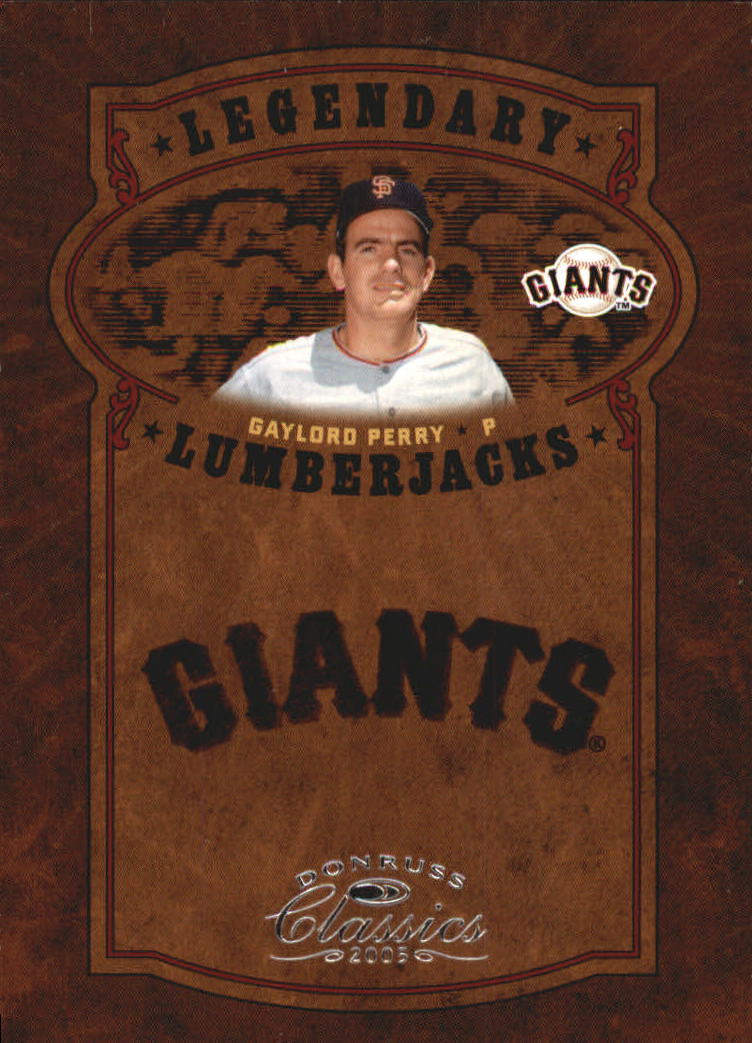 Tarjetas de inserción ""Legendary Lemberjacks and Players"" de béisbol Donruss Classics 2005 - Imagen 16 de 133