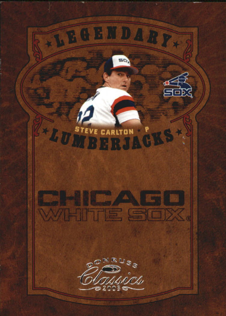 Tarjetas de inserción ""Legendary Lemberjacks and Players"" de béisbol Donruss Classics 2005 - Imagen 42 de 133