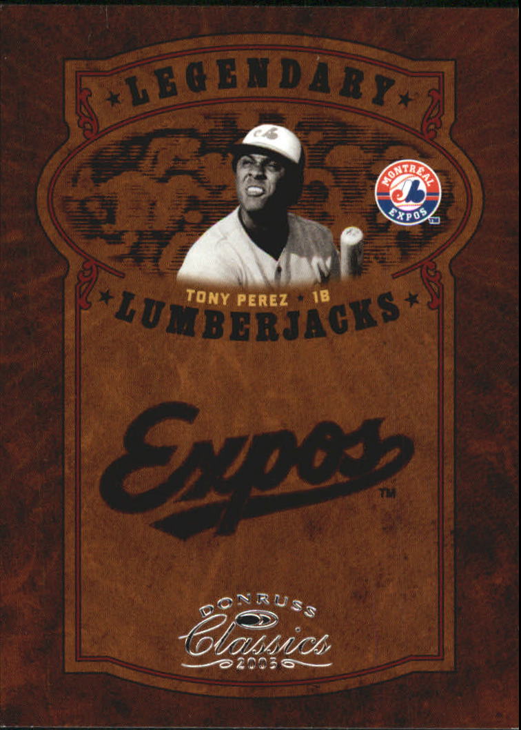 Tarjetas de inserción ""Legendary Lemberjacks and Players"" de béisbol Donruss Classics 2005 - Imagen 44 de 133