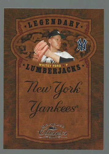 Tarjetas de inserción ""Legendary Lemberjacks and Players"" de béisbol Donruss Classics 2005 - Imagen 48 de 133