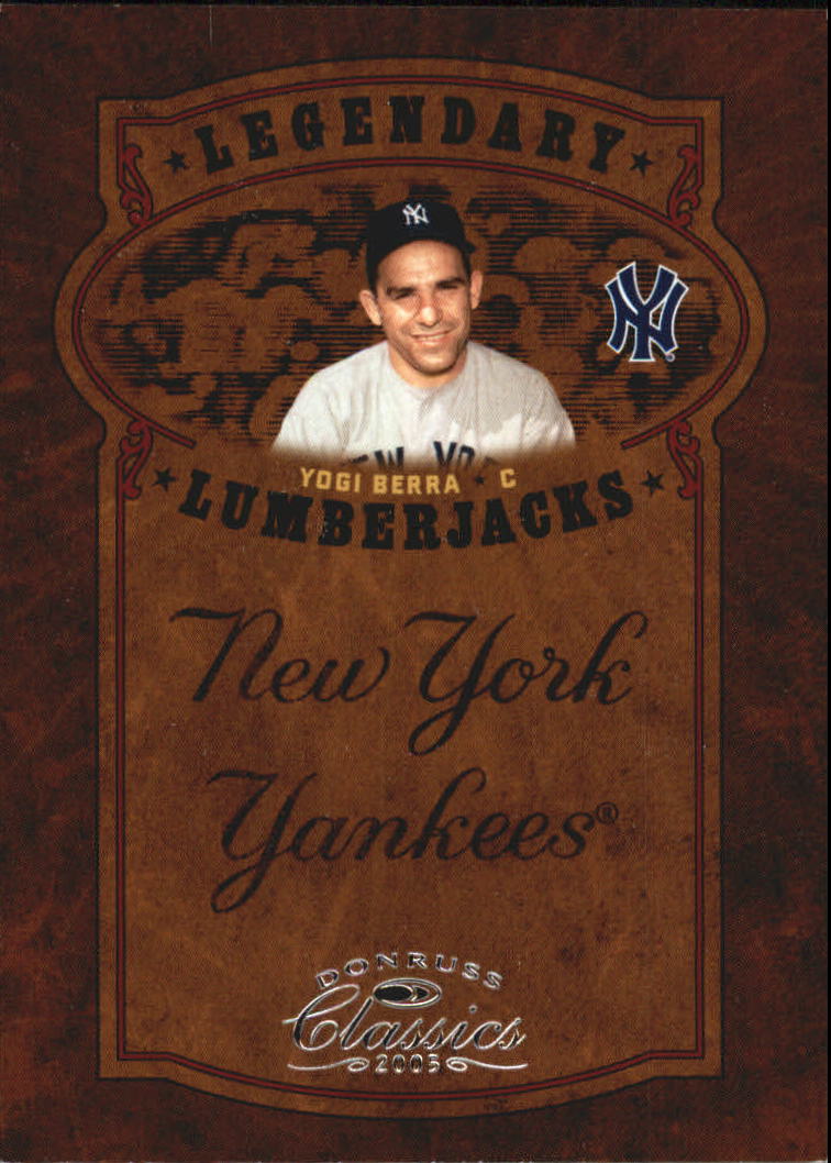 Tarjetas de inserción ""Legendary Lemberjacks and Players"" de béisbol Donruss Classics 2005 - Imagen 50 de 133