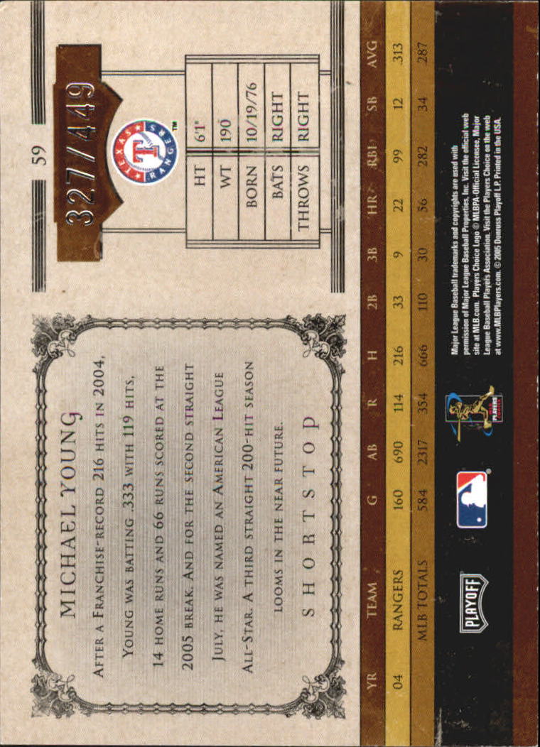 2005 Prime Cuts Baseball Cards - Picture 45 of 71
