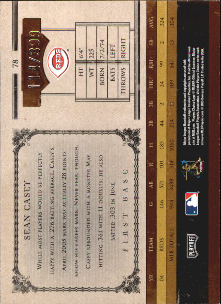 2005 Prime Cuts Baseball Cards - Picture 61 of 71