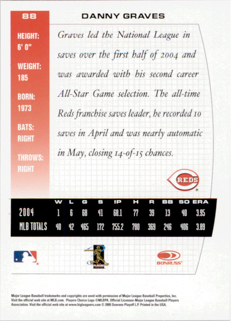 thumbnail 21  - 2005 Donruss Team Heroes Showdown Red Baseball Card Pick 1-450
