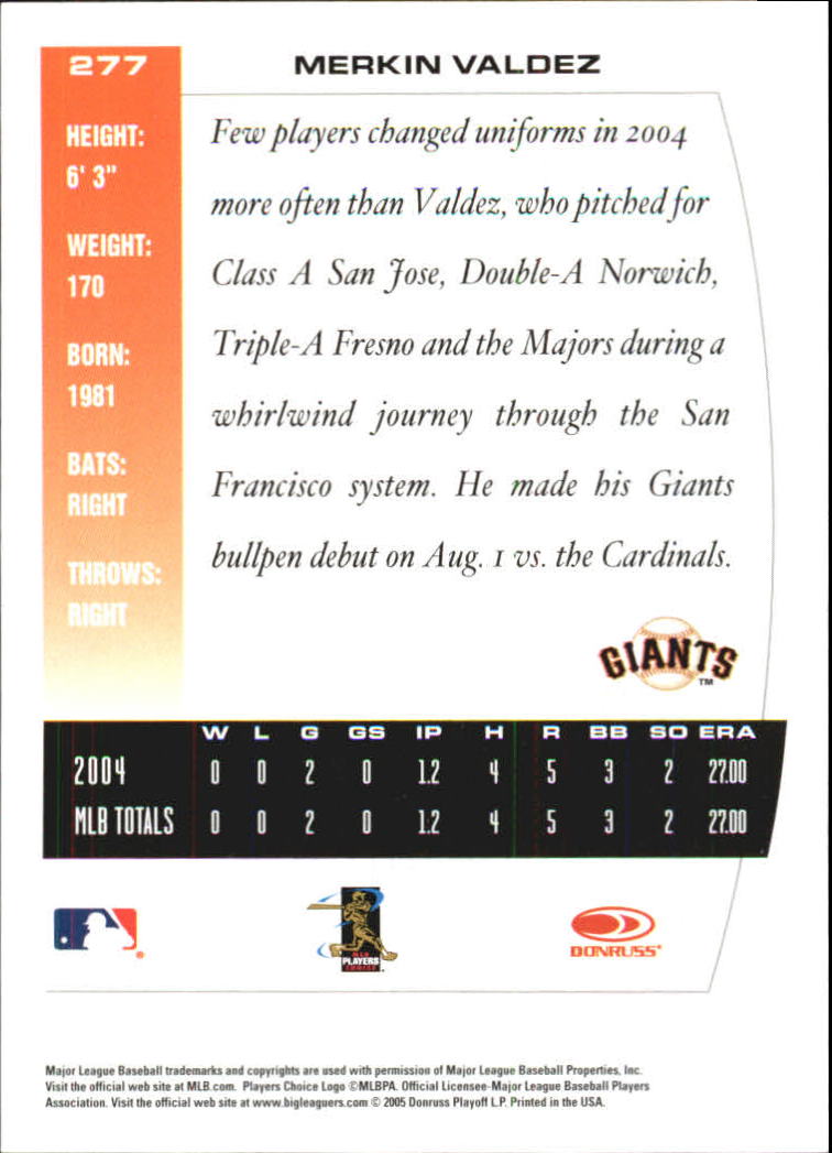 thumbnail 65  - 2005 Donruss Team Heroes Showdown Red Baseball Card Pick 1-450