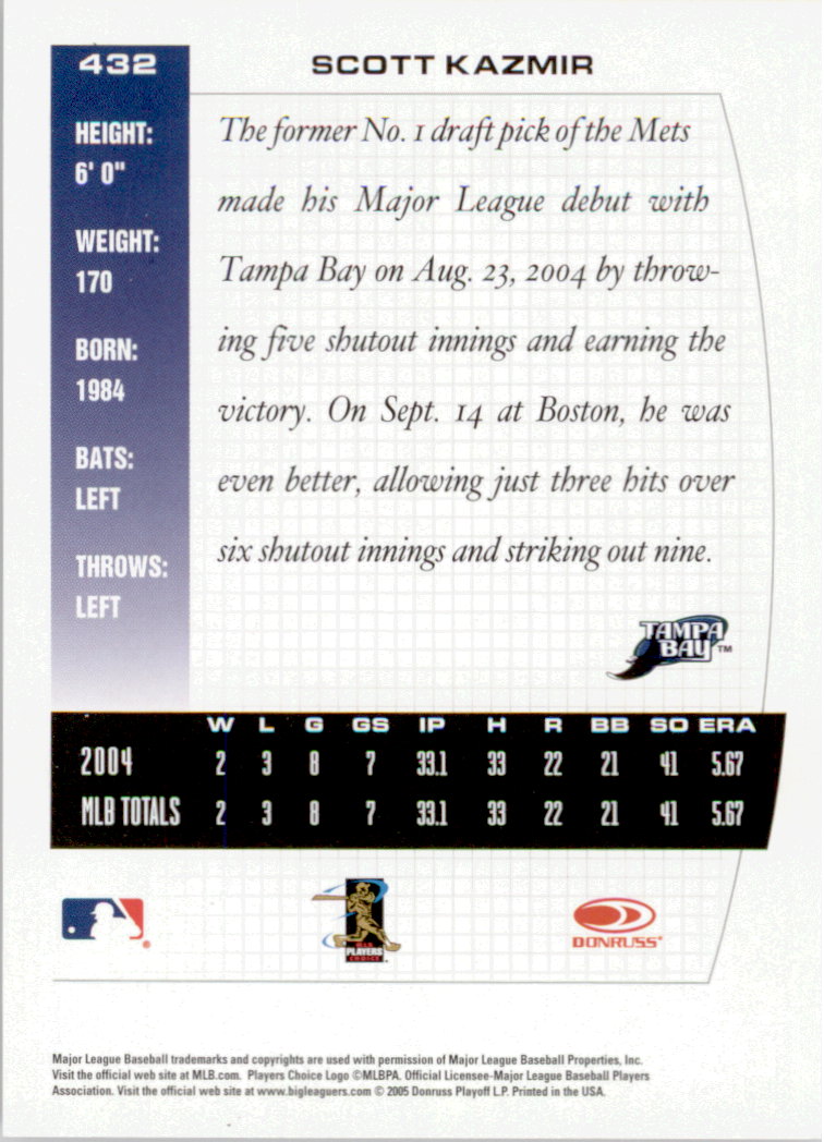 thumbnail 99  - 2005 Donruss Team Heroes Showdown Red Baseball Card Pick 1-450