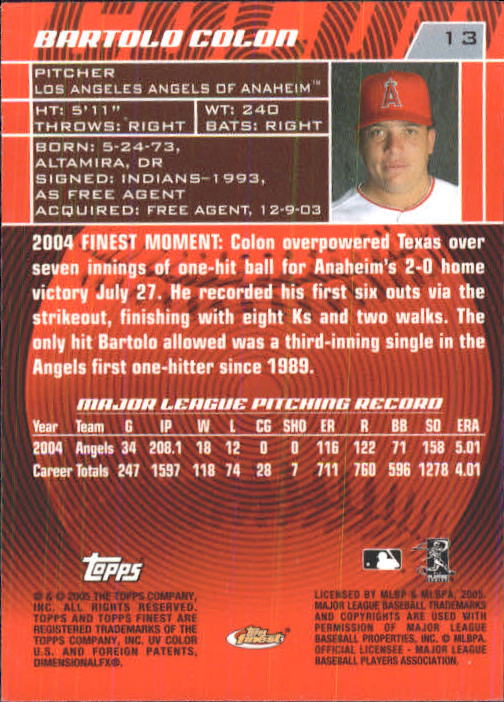 2005 Finest Baseball - Picture 17 of 239