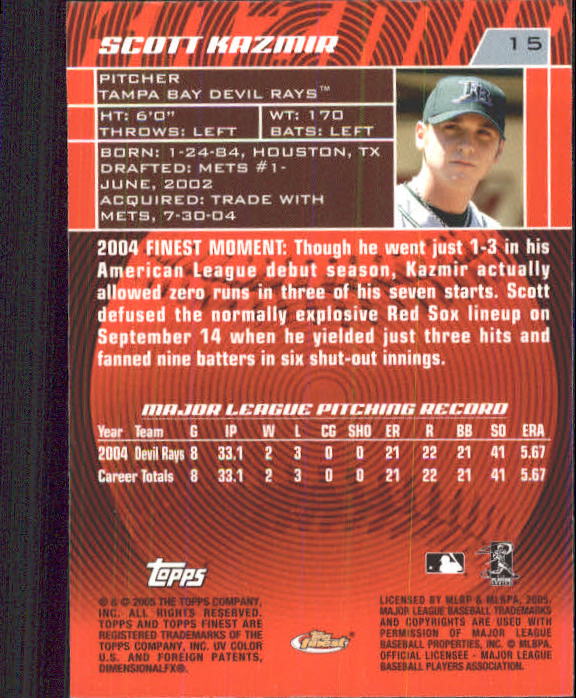 2005 Finest Baseball - Picture 19 of 239