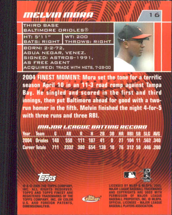 2005 Finest Baseball - Picture 21 of 239