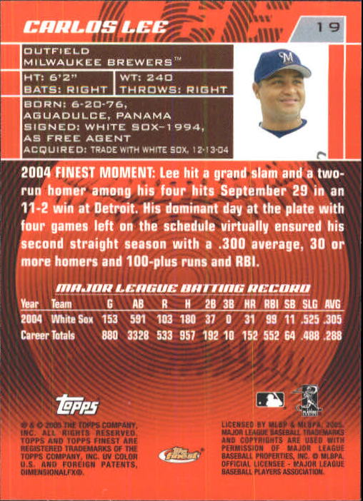 2005 Finest Baseball - Picture 27 of 239