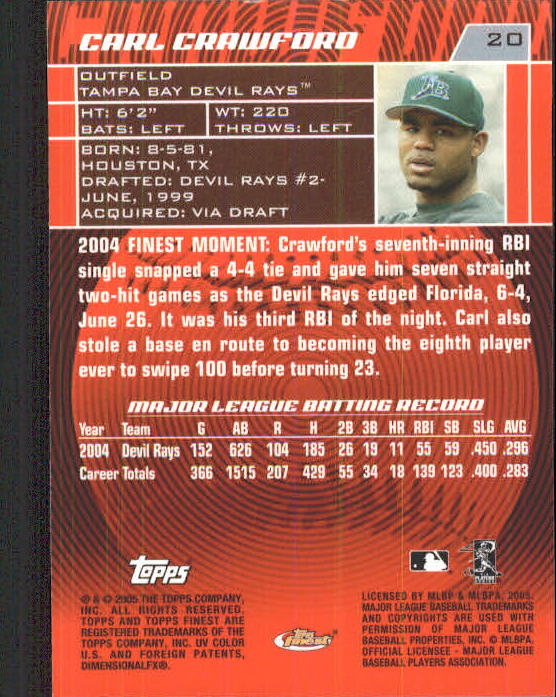 2005 Finest Baseball - Picture 29 of 239