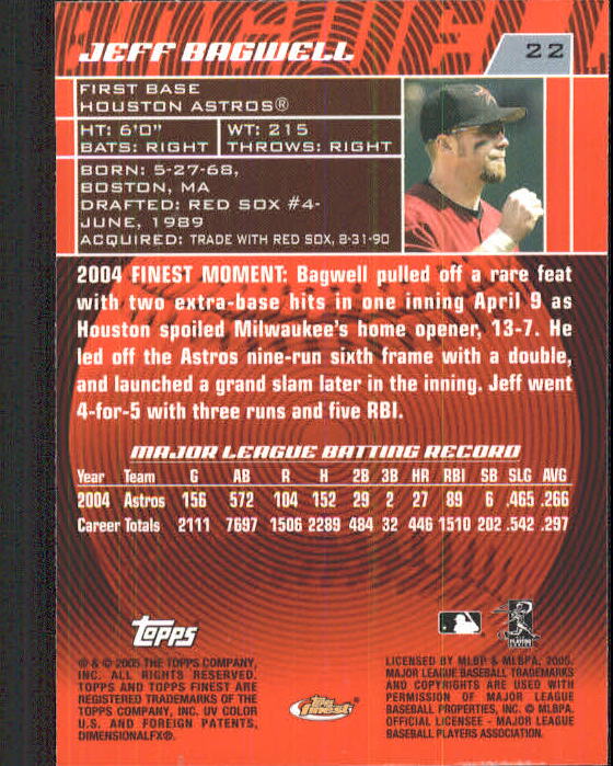 2005 Finest Baseball - Picture 33 of 239