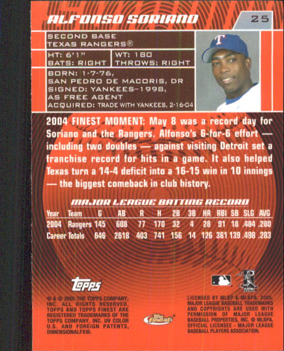 2005 Finest Baseball - Picture 35 of 239