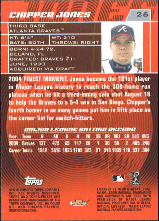 2005 Finest Baseball - Picture 37 of 239