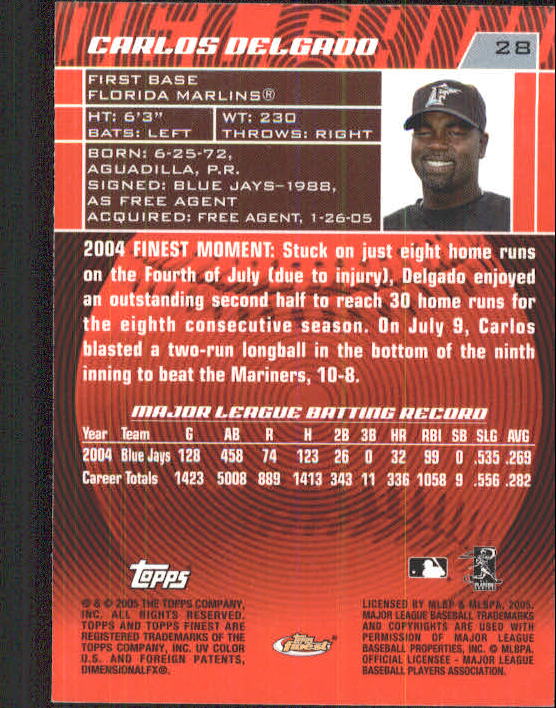2005 Finest Baseball - Picture 41 of 239
