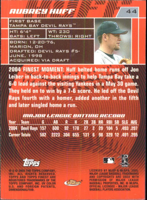 2005 Finest Baseball - Picture 61 of 239